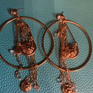 Authentic  versus versace earrings